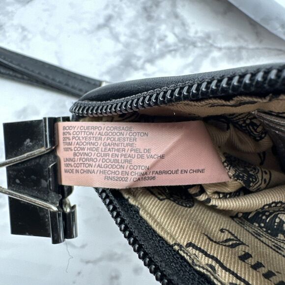 Vintage y2k Juicy Couture Brown Velvet Queen of Couture Wristlet Pouch Wallet - Picture 9 of 9